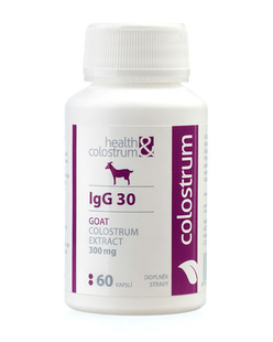 Kozie colostrum kapsule IgG 30 GOAT (300 mg) - 60 ks