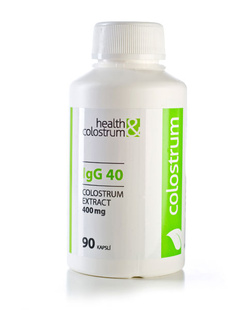 Colostrum kapsule IgG 40 (400 mg) - 90 ks